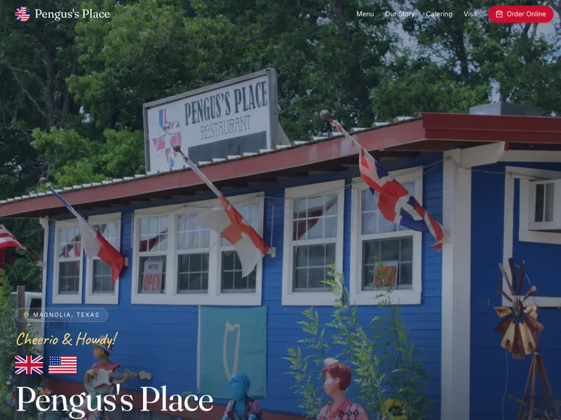 Pengus's Place website